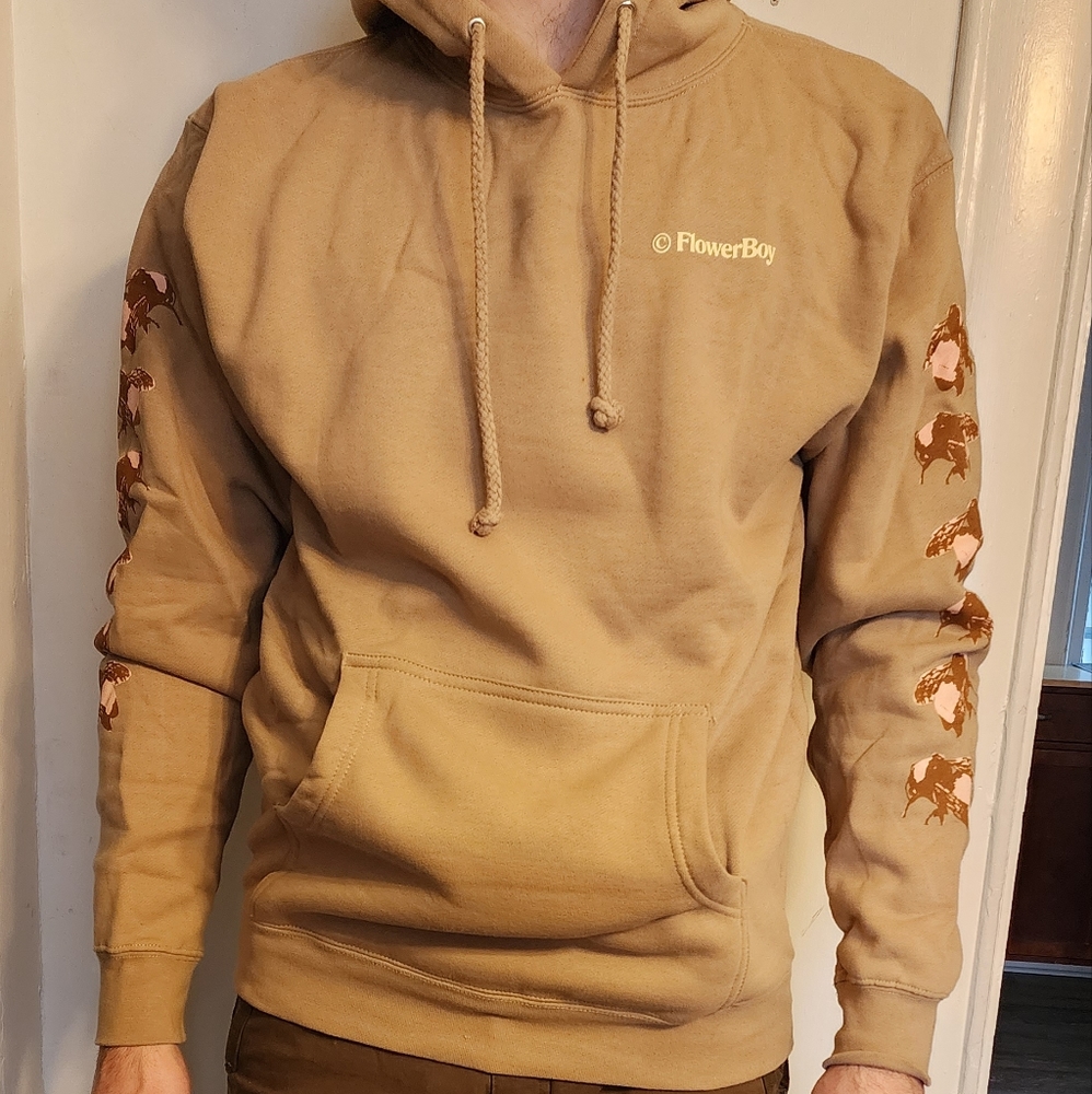 GOLFWANG Tan SAVE THE BEES/FLOWER BOY Hoodie (M)
